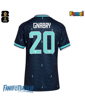 Germania Serge Gnabry #20 Echipament de Fotbal Replică Mondial 2026 Femei Deplasare
